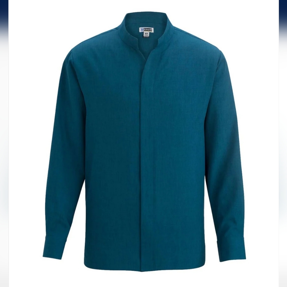 Edwards STAND-UP COLLAR BATISTE SHIRT